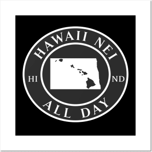 Roots Hawaii and North Dakota by Hawaii Nei All Day Posters and Art